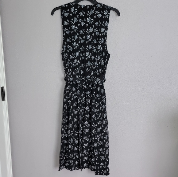 PERI PETITES FLORAL PRINT BLACK  DRESS/SIZE  6 - Picture 8 of 17